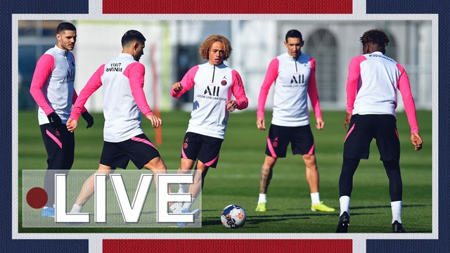 Replay : L'entraînement veille de Paris Saint-Germain - FC Barcelone