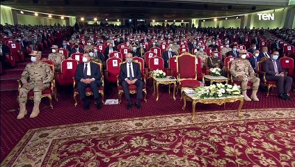 السيسي: خلال العقد الماضي اندلعت شرارة التخريب والتدمير وفطنت مصر لهذه الأحداث فنسجت سياجا من الوعي