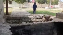 Şanlıurfa'da kaçak kazıda bulanan mezar koruma altına alındı