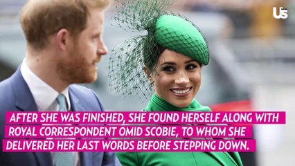 Meghan Markle's Last Words As A Member Of The Royal Family Revealed