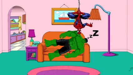 Hulk Kid Hulk VS SpiderMan Funny Animation