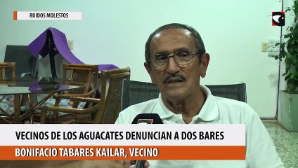 Vecinos de Los Aguacates denuncian a dos bares
