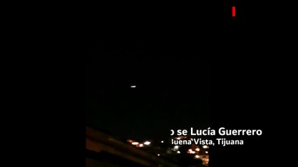 EXTRAÑAS LUCES APARCEN POR LA NOCHE EN TIJUANA, MÉXICO O5 DE MARZO 2021