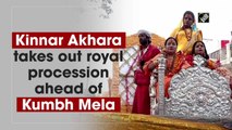 Kinnar Akhara takes out royal procession ahead of Kumbh Mela