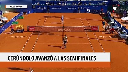 Cerúndolo avanzó a las semifinales