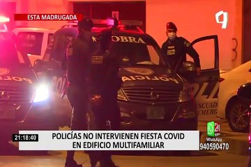 SMP: intervención fallida a fiesta que se habría organizado con orquesta incluida