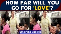 Man proposes marriage on metro | But he 'loves' America | Oneindia News