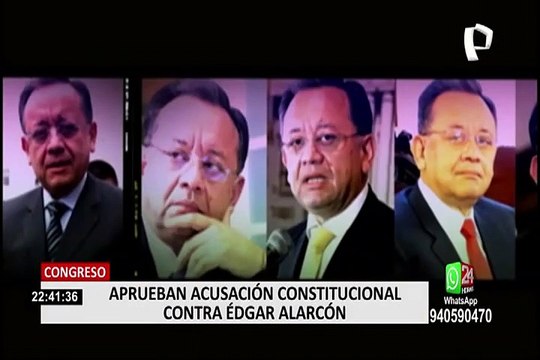 Edgar Alarcón: Comisión permanente aprobó acusación por presunto enriquecimiento ilícito