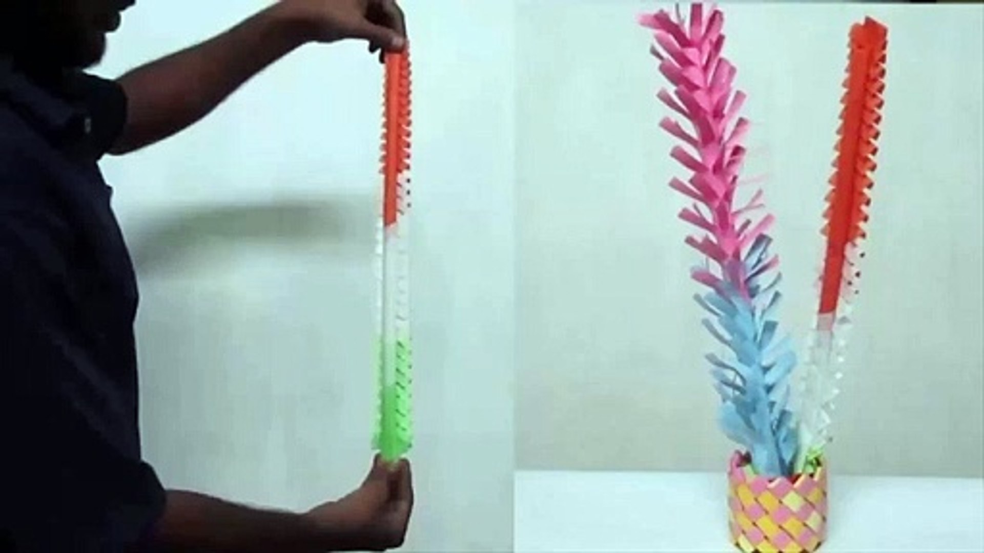 Indian Paper Art Instructions For Beginners (Part - 3) | Paper Art and  Craft for School - video Dailymotion