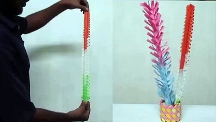 Indian Paper Art Instructions For Beginners (Part - 3) | Paper Art and Craft for School