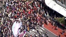 Hundreds protesting in Sydney against homophobic laws