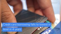 Credit card borrowing falls to lowest in level in 4 years, and other top stories in business from March 06, 2021.