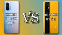 XIAOMI MI 11X PRO VS REALME GT 5G SPECIFICATION COMPARISON