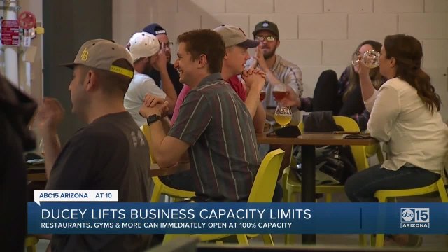 Ducey lifts business capacity limits