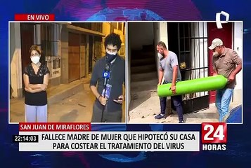 Fallece madre de mujer que hipotecó su vivienda para los tratamientos COVID-19