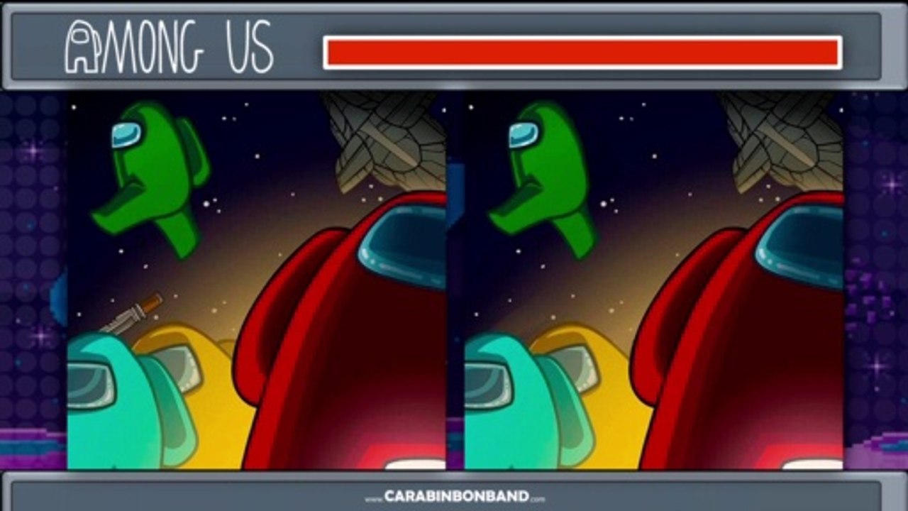AMONG US - ENCUENTRA LAS 3 DIFERENCIAS - NIVEL DIFÍCIL - By CARA BIN BON BAND