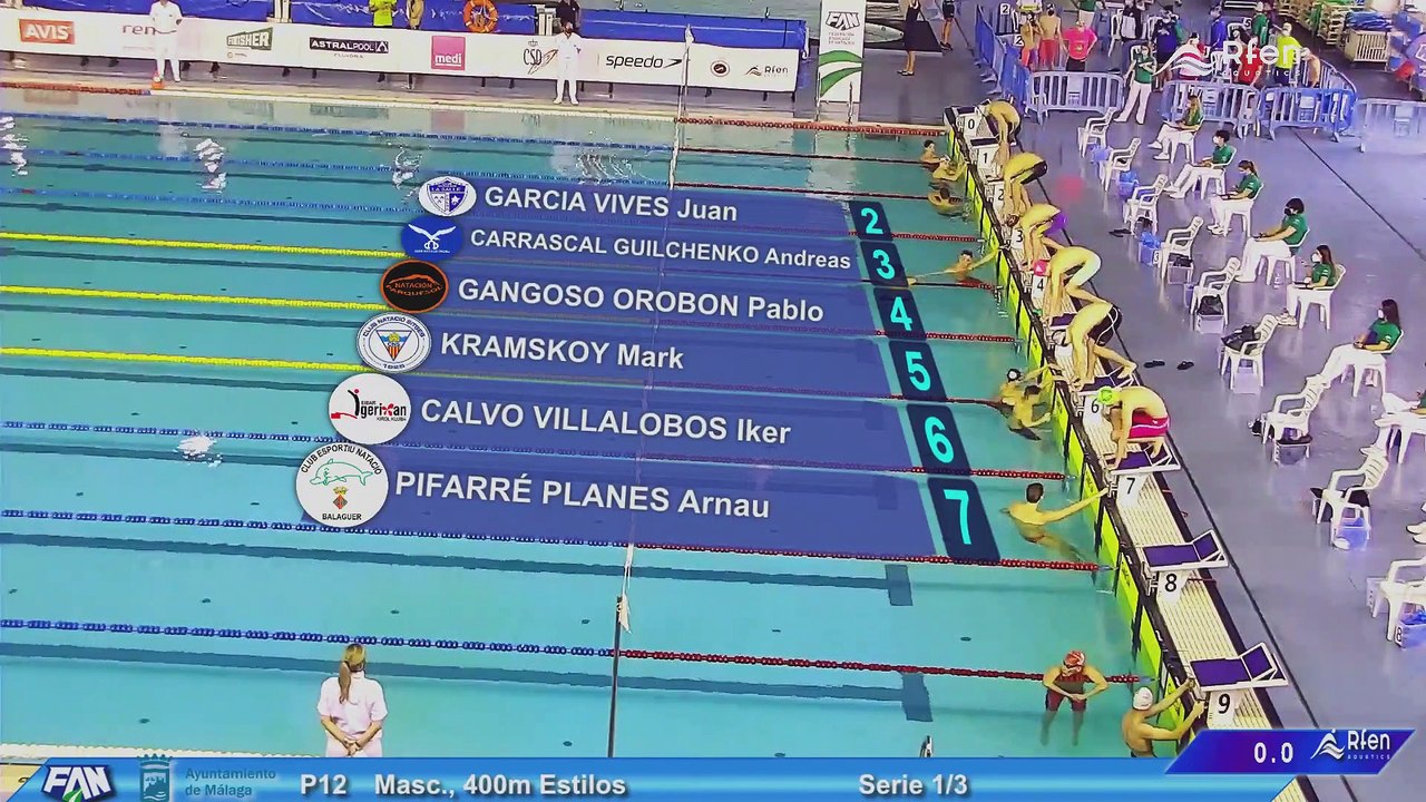 XL CAMPEONATO DE ESPAÑA DE NATACION INFANTIL – INVIERNO 2ª sesión