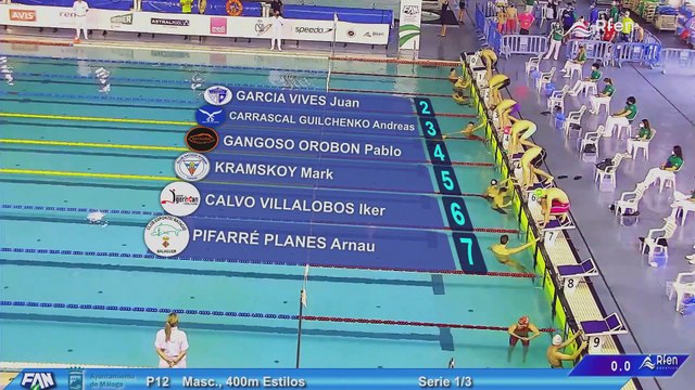 XL CAMPEONATO DE ESPAÑA DE NATACION INFANTIL – INVIERNO 2ª sesión