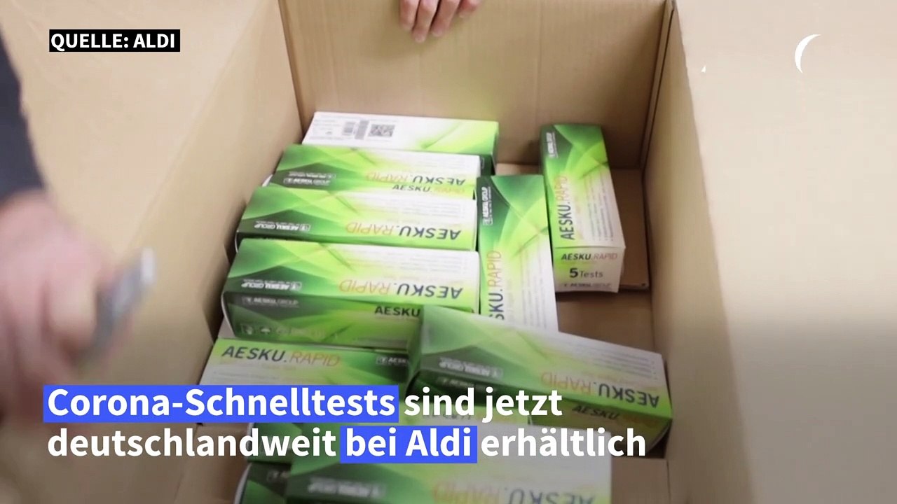 Corona-Schnelltest jetzt bei Aldi