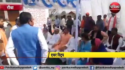 रीवा : विधानसभा अध्यक्ष गिरीश गौतम का गर्मजोशी से स्वागत