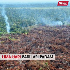 Lima hari baru api padam