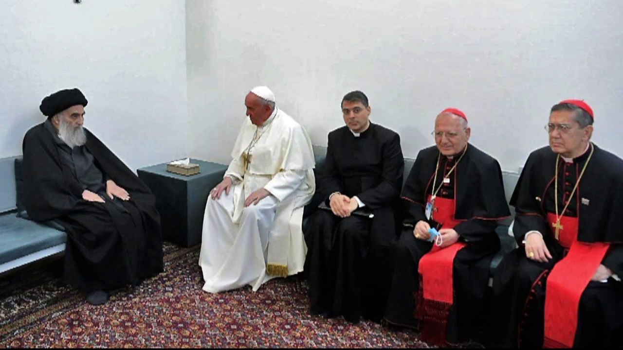 Irak: Papst Franziskus bei Schiitenführer Sistani