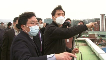 오세훈, 박영선 향해 "내로남불 전형"...옛 지역구 공략 / YTN