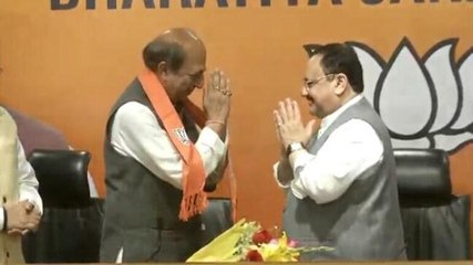 Former TMC MP Dinesh Trivedi joins BJP in presence of JP Nadda in Kolkata