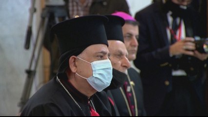 Pope Francis calls for end to violence in first Iraq address