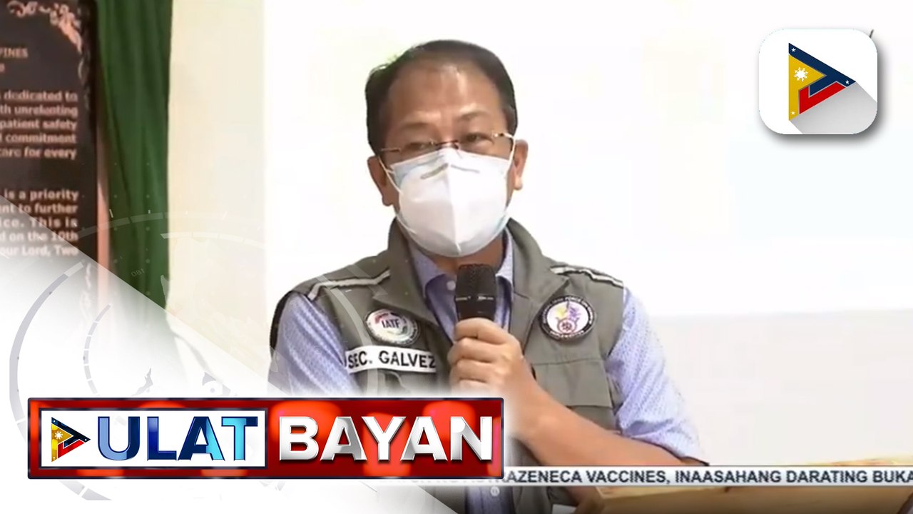 Sec. Galvez: Second batch ng COVID-19 vaccines, darating na bukas ng gabi