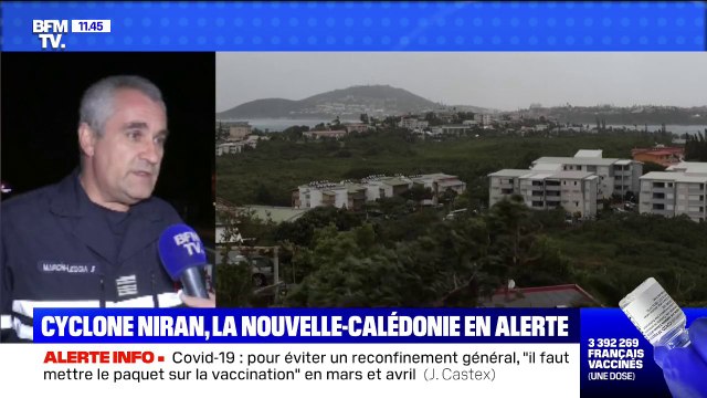 Cyclone en Nouvelle-Calédonie: Le phénomène s'éloigne (...), il n'y a pas de blessé, pas de mort , selon le directeur de la sécurité civile