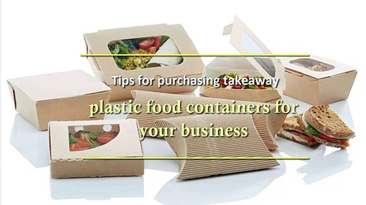 Tips for purchasing takeaway plastic food containers - MEDTRA (S) Pte Ltd.