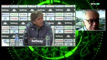 Rueda de prensa Manuel Pellegrini del Betis-Alavés