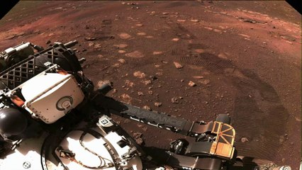 NASA's Mars rover Perseverance does first drive on red planet