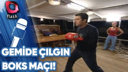 Gemide Çılgın Boks Maçı!
