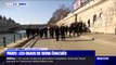 Paris: les forces de l'ordre évacuent les quais de Seine