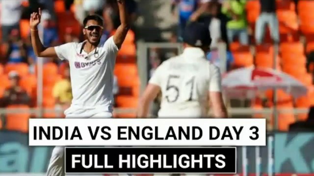 India Vs England | 4th Test 3rd Day | Full Match Highlights