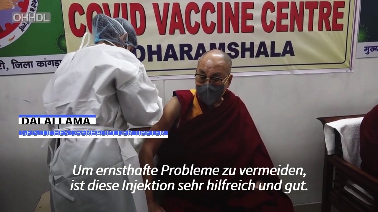 Dalai Lama wirbt für Corona-Impfung