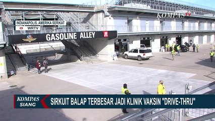 Sirkuit Balap Indianapolis Jadi Klinik Vaksin Corona Drive Thru