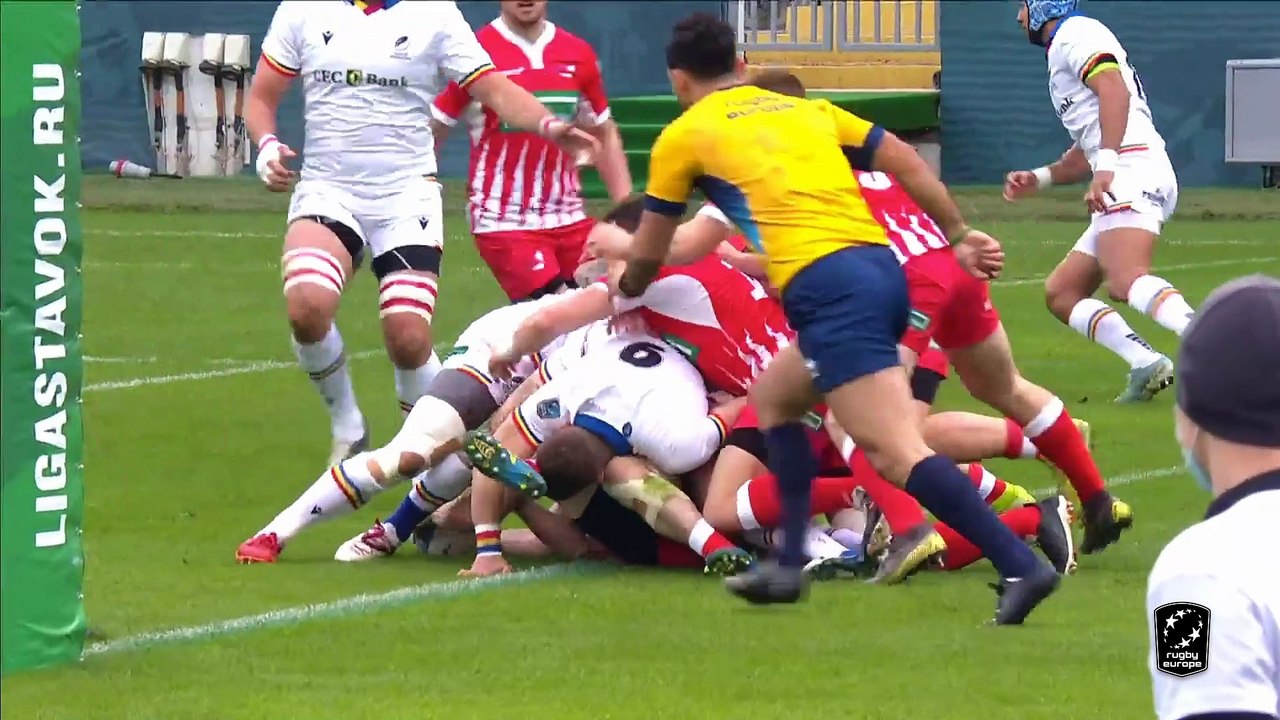 HIGHLIGHTS - RUSSIA v ROMANIA - RUGBY EUROPE CHAMPIONSHIP 2021 - SOCHI
