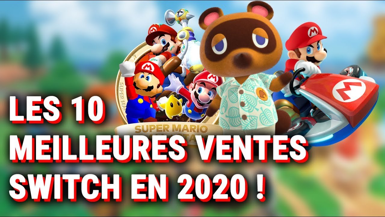 LES 10 MEILLEURES VENTES SUR NINTENDO SWITCH EN FRANCE EN 2020 ! (selon le S.E.L.L.)
