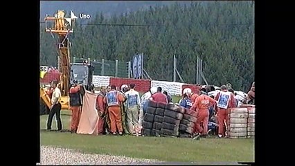 F1 Belgio 2001 - Incidente tra Luciano Burti ed Eddie Irvine e bandiera rossa