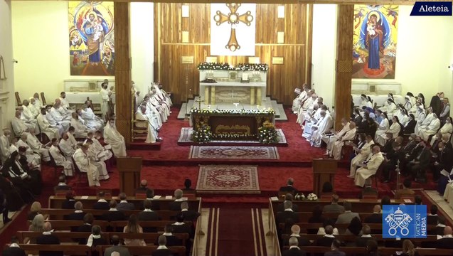 Penitential Chant during Mass with Pope Francis at St. Joseph Cathedral in Baghdad