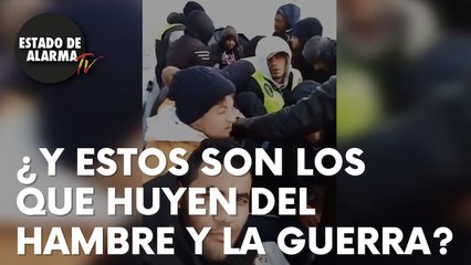 ¿Y estos son los ilegales que, según el Gobierno, huyen del hambre y la guerra?