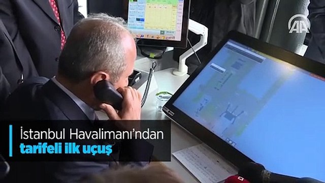 İstanbul Havalimanı'ndan tarifeli ilk uçuş