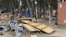 Desmantelan campamento en México pero migrantes continúan llegando para cruzar a EE.UU.