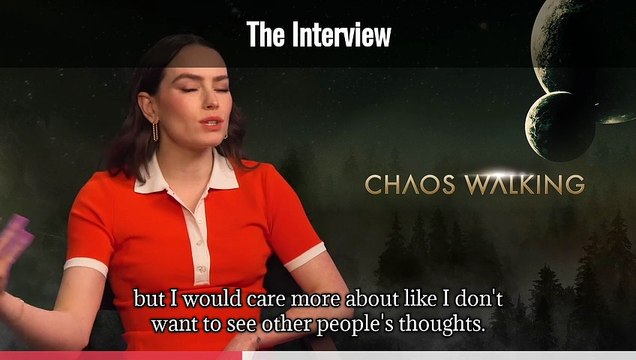 Chaos Walking Interview Daisy Ridley (Captioned)