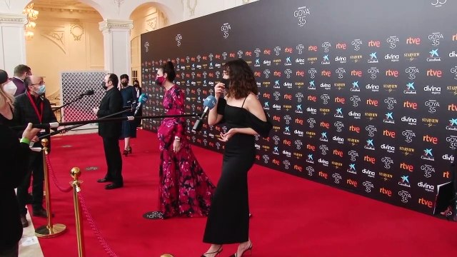La alfombra roja de los Premios Goya 2021 se llena de estrellas
