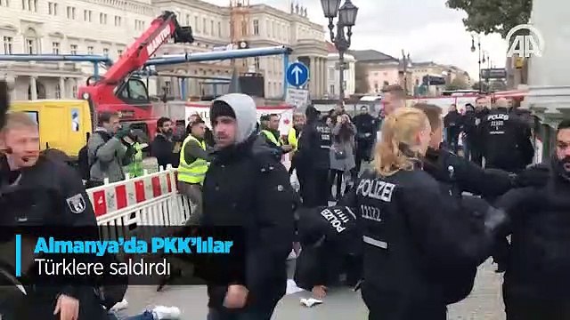 Almanya'da PKK'lılar Türklere saldırdı