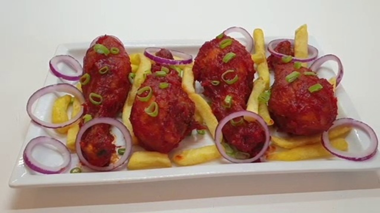 Spicy & saucy drumsticks recipe